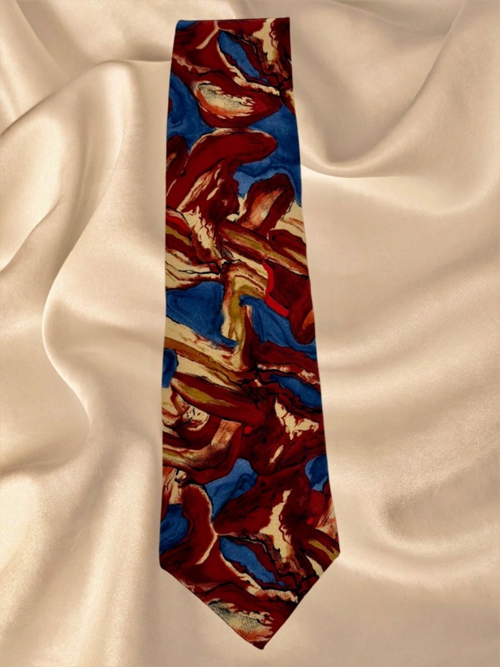 JERRY J. GARCIA Gekko Collection Seven Silk Tie Amazing Design Like New